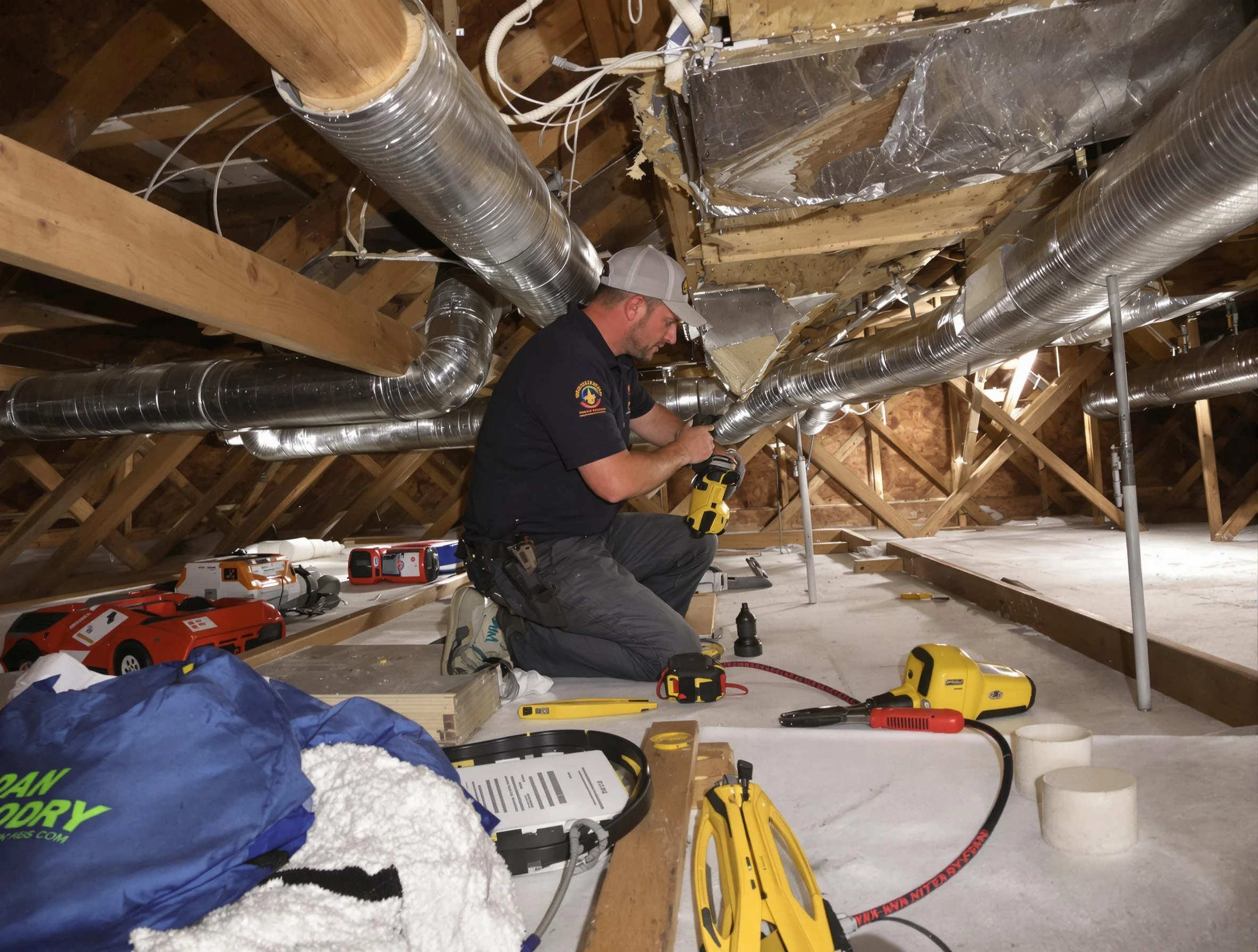 Professional air duct repair by Manchester Air Duct Cleaning in Manchester