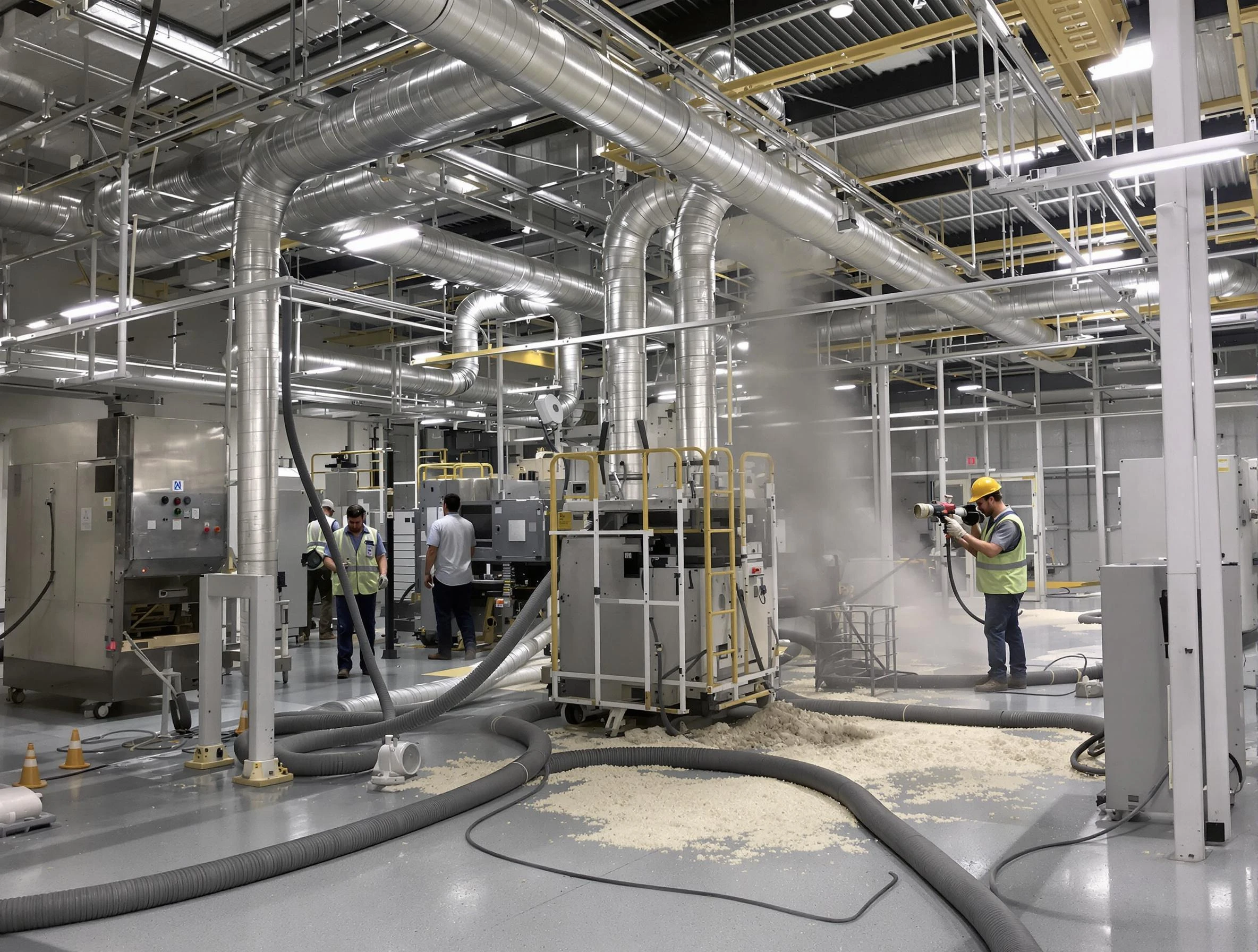 Heavy-duty industrial duct cleaning by Manchester Air Duct Cleaning in Manchester